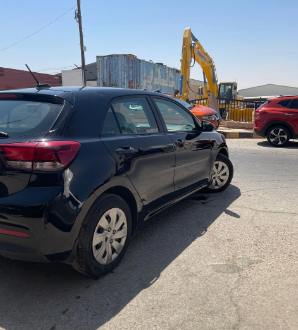 كيا ريو بحالة الوكاله بدون جمرك 4جيد ضربة شمعه