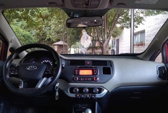 كيا ريو 2015 فل كامل فتحة فحص 7 جيــــــــــد