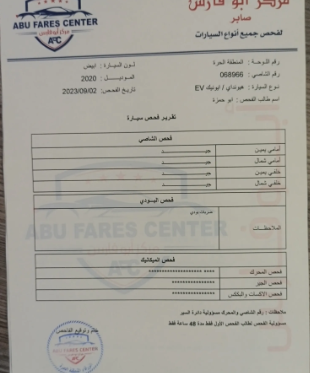 هيونداي ايونيك 2020كهربائية جمرك جديد فحص كامل