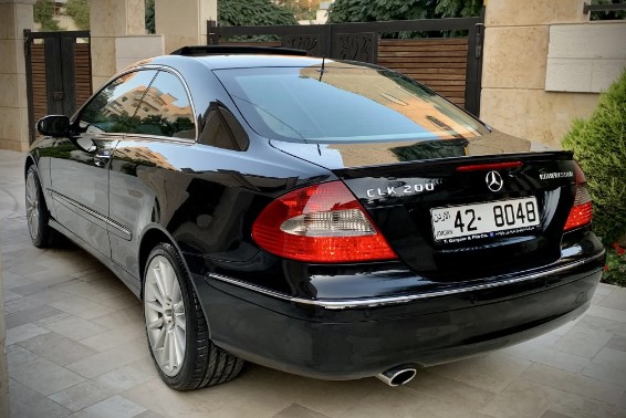 مرسيدس CLK200 موديل 2006 وارد غرغور بحالة الوكالة