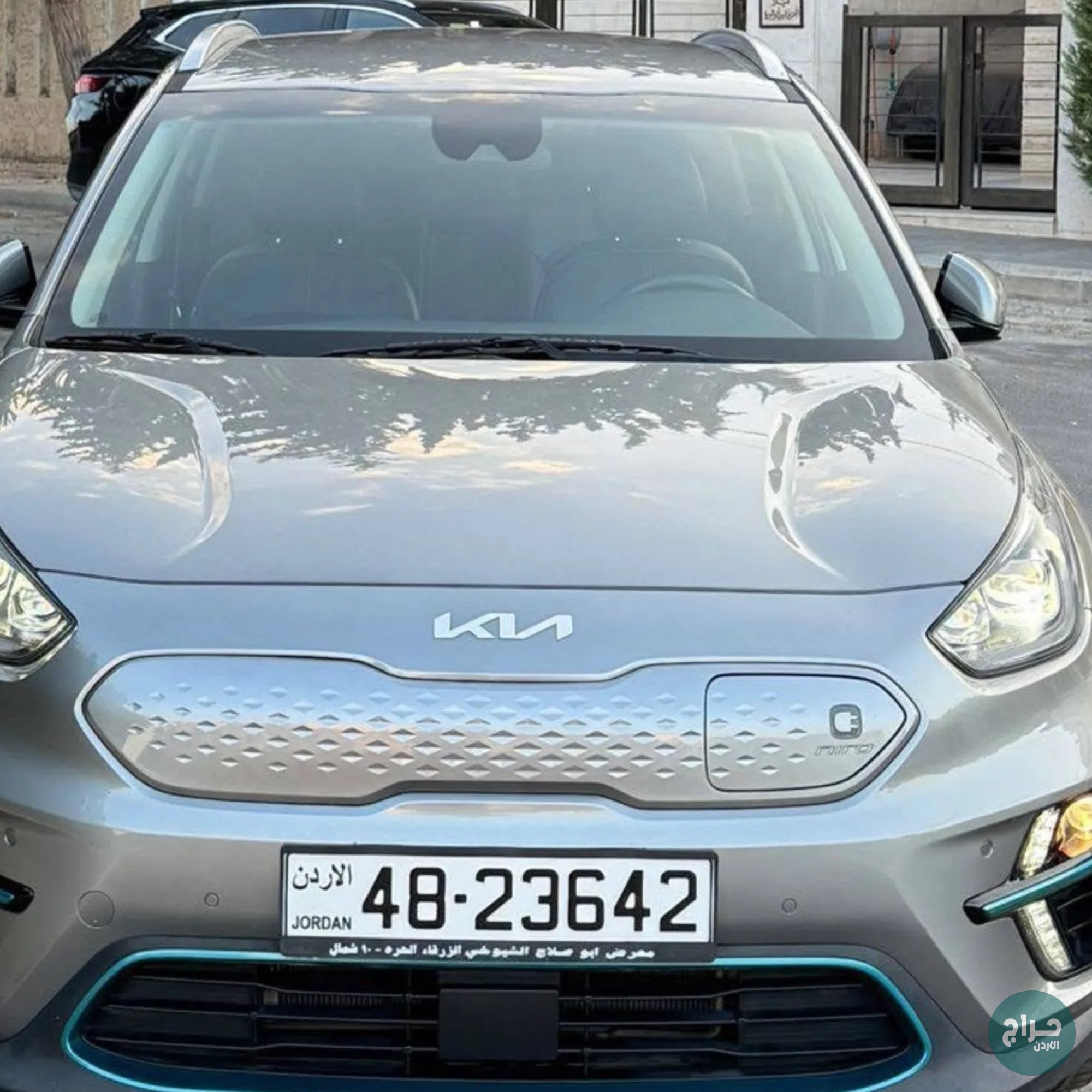 (قابل للبدل )دفعه تبدآ ⁦3000⁩كيا نيرو كهرباء ⁦2022⁩ فل كامل عدا الفتحة وارد كوري جمرك جديد فحص كامل