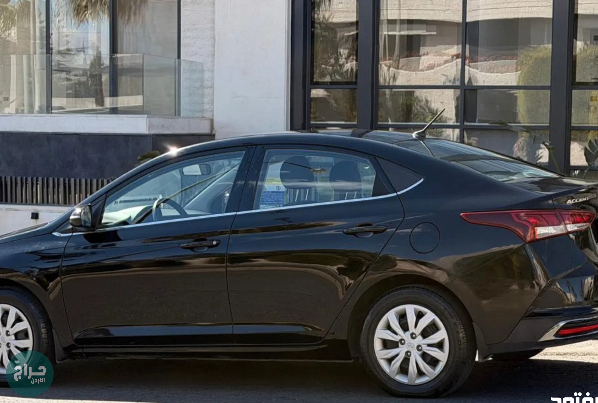 هيونداي أكسنت موديل ⁦2022⁩ لون أسود ملوكي وارد الوكالة و بحالة الوكالة