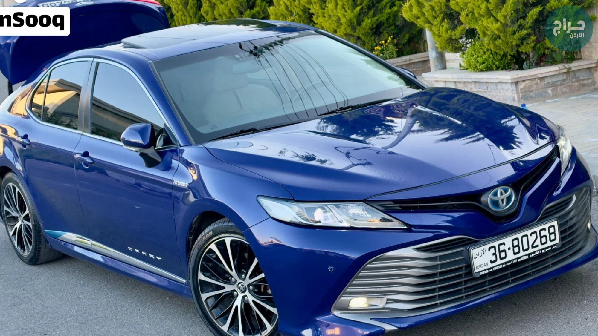 تويوتا كامري هايبرد فل كامل فتحه بطاريه فحص بحاله الوكاله اعلا صنف