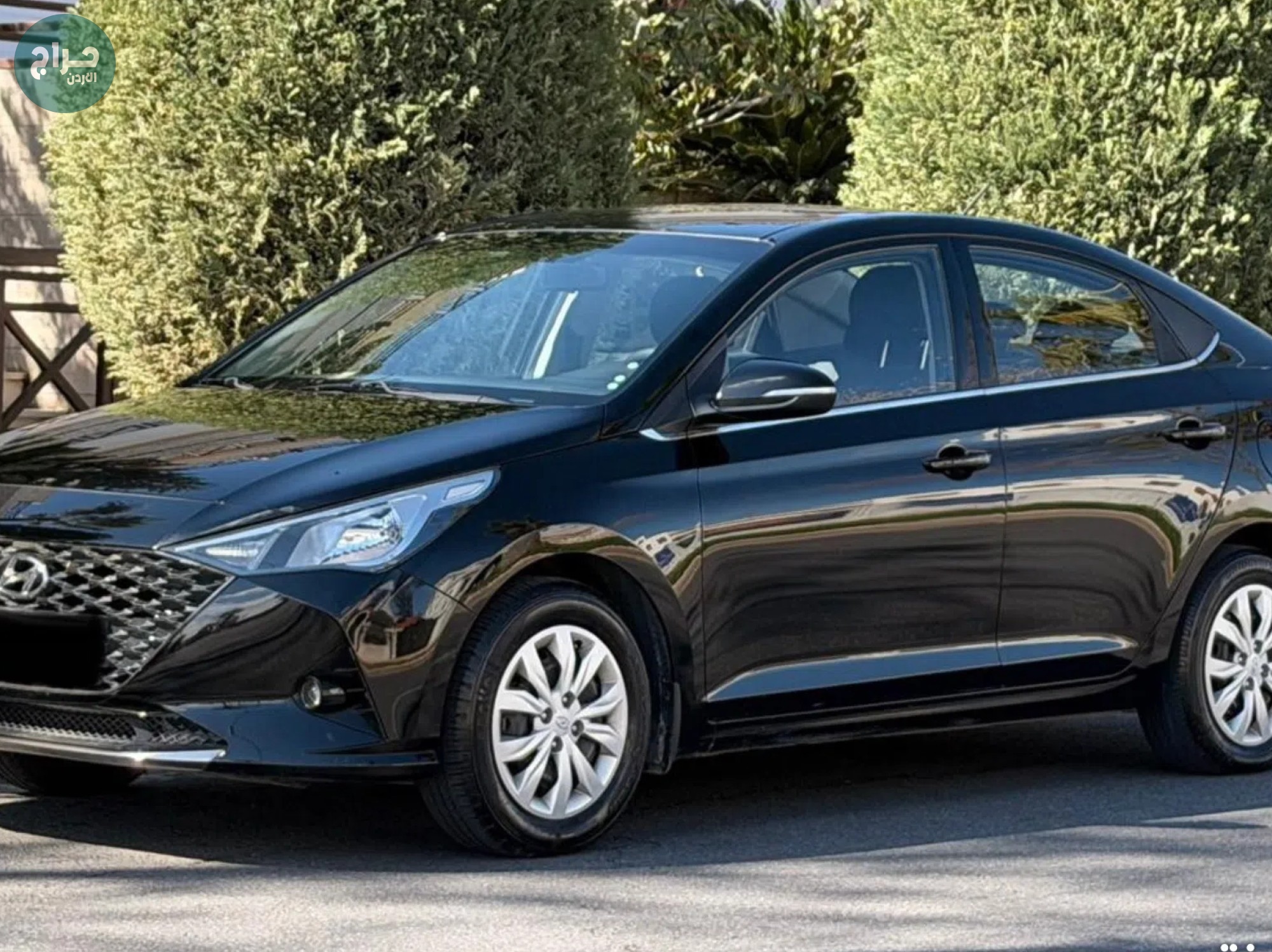 هيونداي أكسنت موديل ⁦2022⁩ لون أسود ملوكي وارد الوكالة و بحالة الوكالة